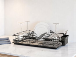 Hermia Escurreplatos SM001-B Negro (2 Piezas)